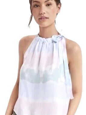 Cloth and Stone XS Tie Neck Halter Tank